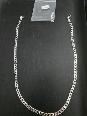 Sterling Silver Chain Necklace - Classic Cuban Link